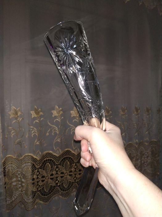 Хрустальный рог для вина