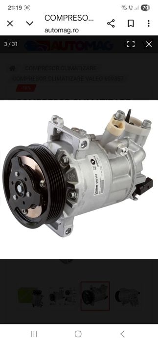 Compresor climă 1.9 tdi,grupul VAG