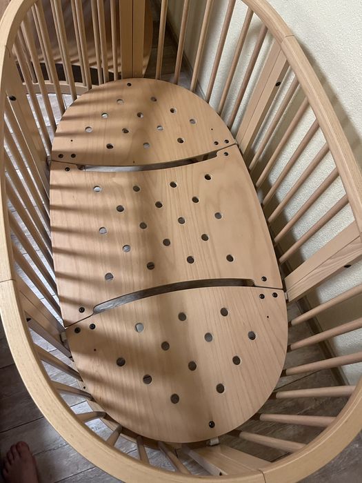 Set patut Stokke Sleepi cu masa de infasat
