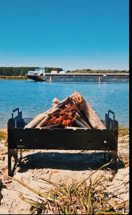 Grătar portabil,pliabil pt camping, picnic grill  ușor asamblat