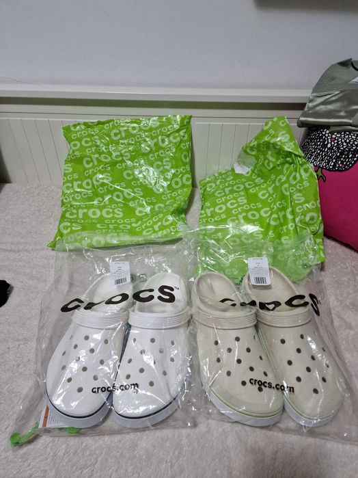 Crocs | Saboti Barbati | Crocband Of Court Clog | Alb, Bej | 43-44 EU