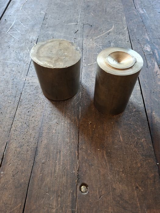 Bronz brut pt piese 2 buc