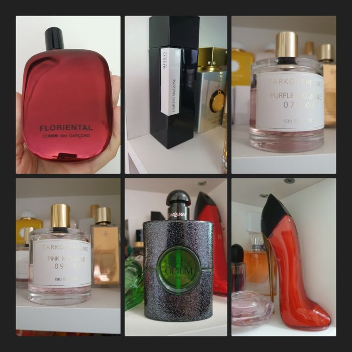 Отливки на парфюми от личната ми колекция.