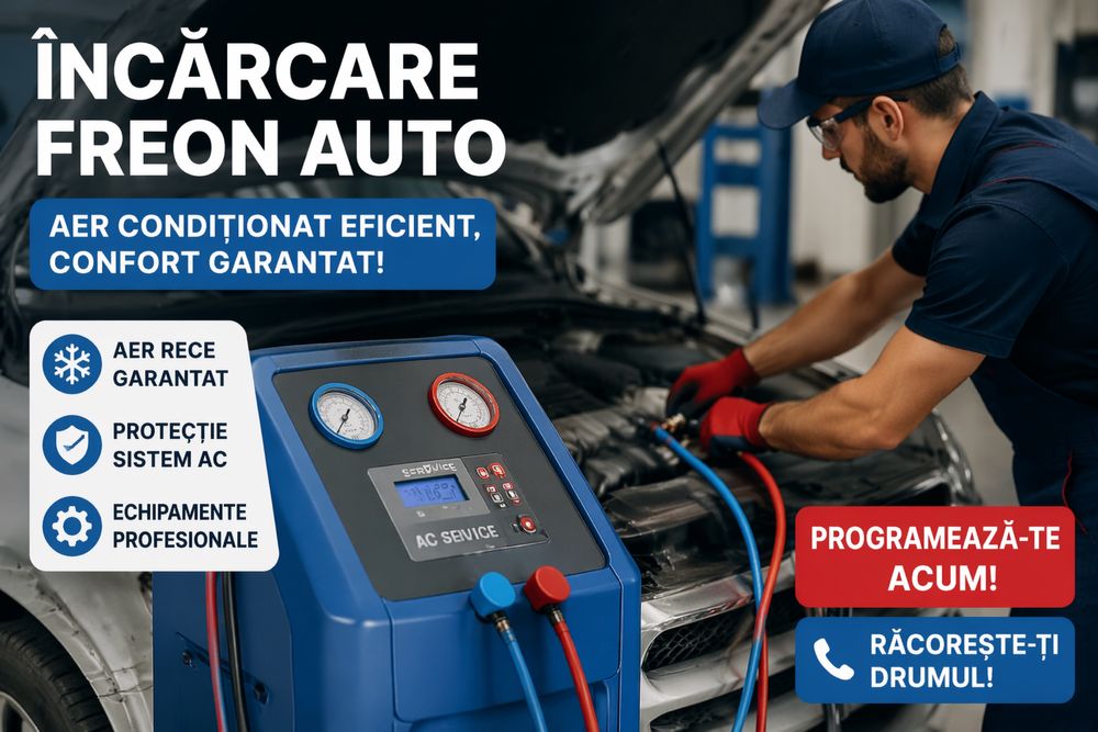 Compresoare aer conditionat/Service climatizare/Incarcare freon