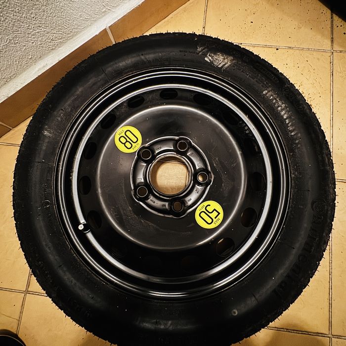 2 anvelope Fulda +janta rezerva biscuite BMW