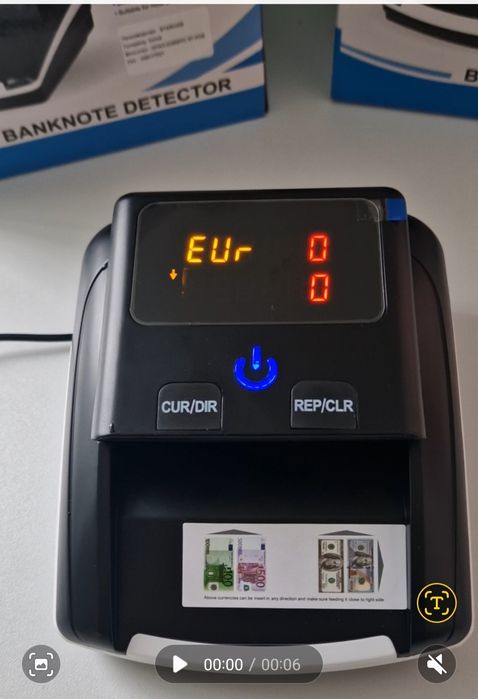 Детектор за фалшиви банкноти AL 130 +батерия- налични