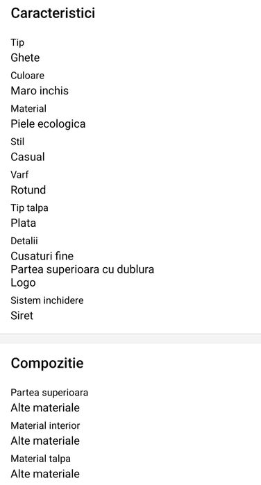 Ghete din piele ecologica U.S. Polo Assn. Soviet, marimea 42