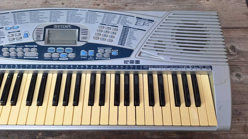 Bontempi Orgă Electronică DJ cu 49 de Clape și Amplificator
