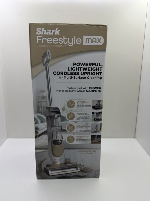 Aspirator vertical Shark Freestyle Max Cordless Upright, Multi-Surface Cleaning, 2 speed options, Compact freestanding storage, Nou