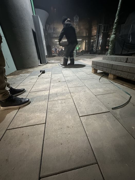 Укладка брусчатки(гранита)