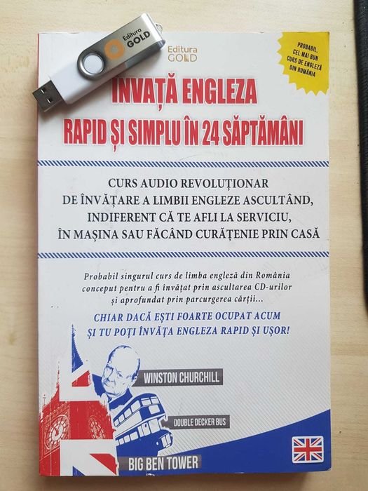 Carte curs de engleză + usb stick
