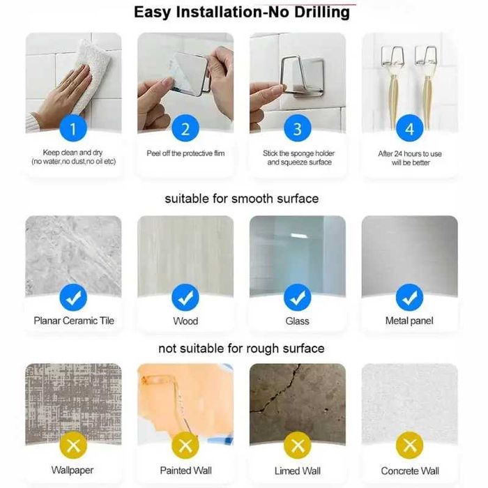 4 бр./компл. рафт за съхранение от неръждаема стомана