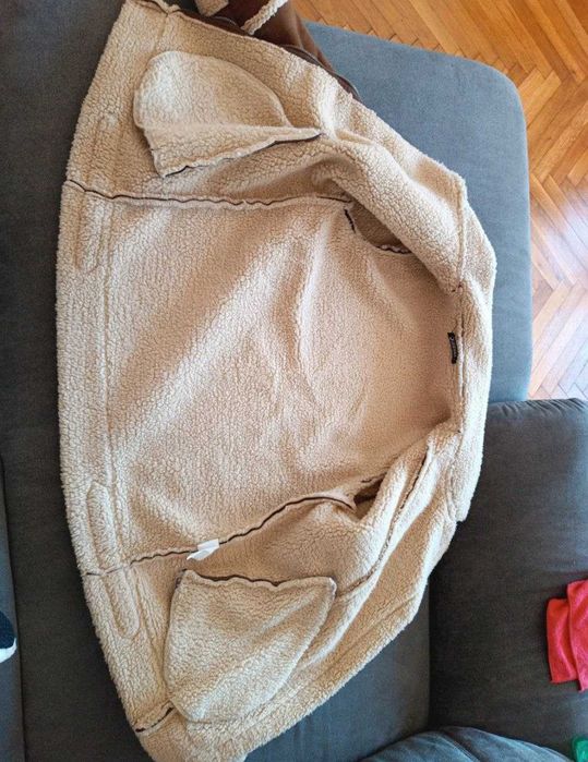 Cojoc cald din blana artificiala