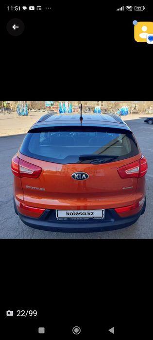 Продается автомобиль Кия Спортеж