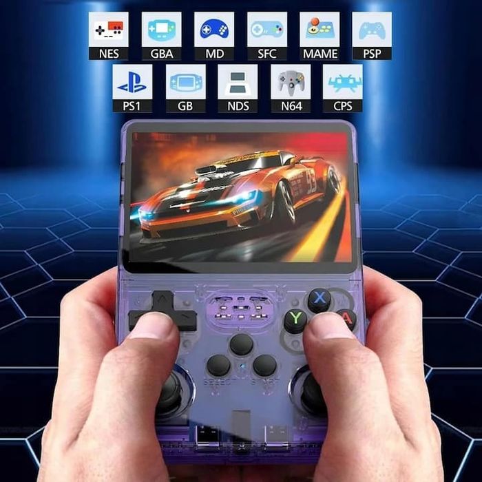 Преносима конзола NewEvo R36S, 64GB, двоен 3D джойстик, 3.5" IPS екран