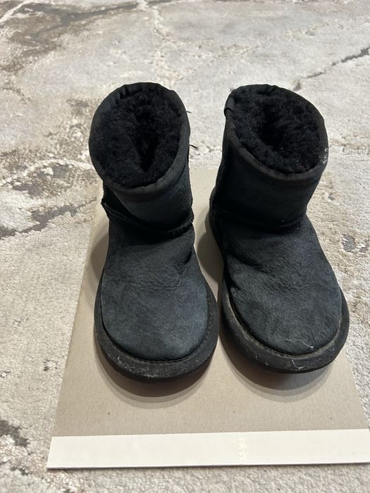 Cizme imblanite copii Kids of L Passo negre marime 27