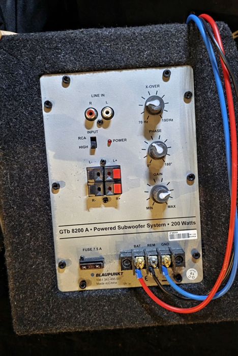 Subwoofer Activ Blaupunkt GTb8200A, 75W RMS ca nou