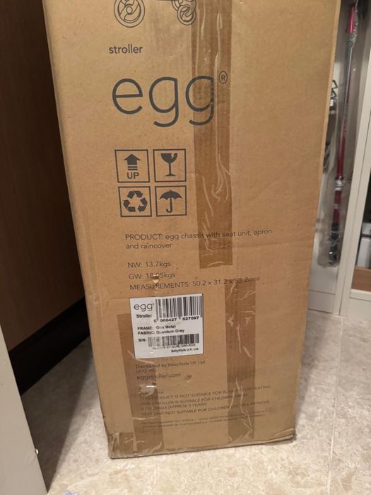 Премиальная коляска Egg Новая