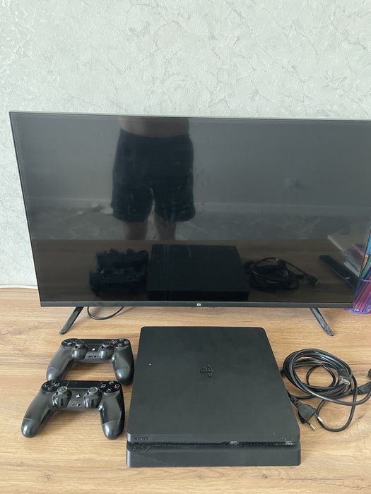 Ps4 slim память 1тб, подписка есть