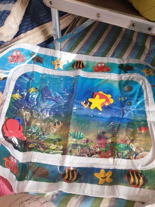 бассейн детский аквариум с рыбками б/у