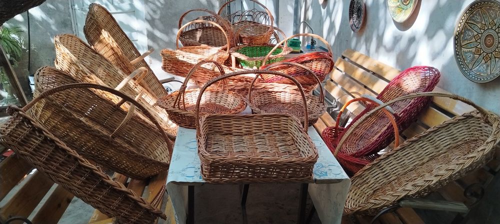 Красивые карзины, ручная работа.