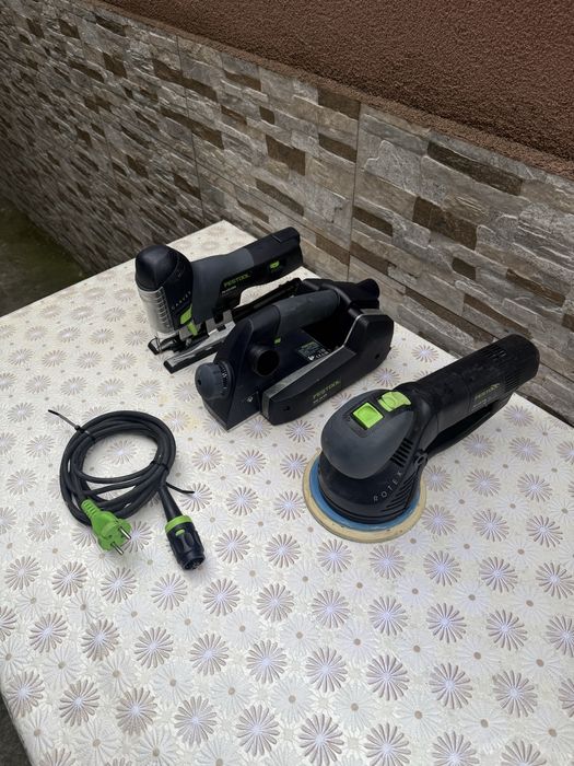 Машини на    Festool ексцентричен шлайф,Зеге и Ренде