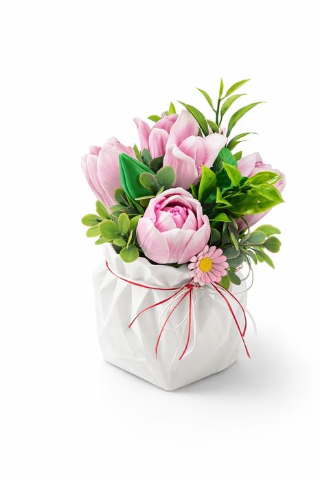 Сапунени цветя за подарък