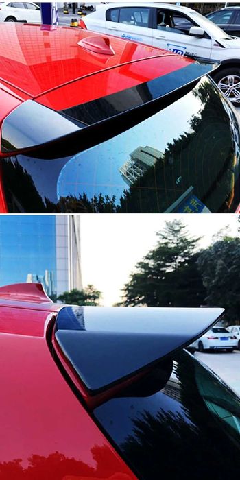 Eleron Luneta Lip Portbagaj Spoiler BMW Seria 1 E81 E87, Negru lucios