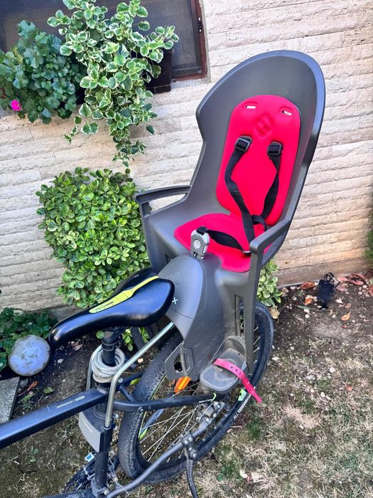 Cărucior Babyzen YOYO (Roz/Scurt/Pliabil) + Scaun Bicicletă Copii Hamax