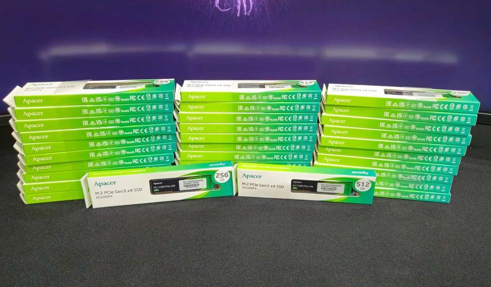 Apacer / Lexar Nvme SSD 256 / 512GB новые