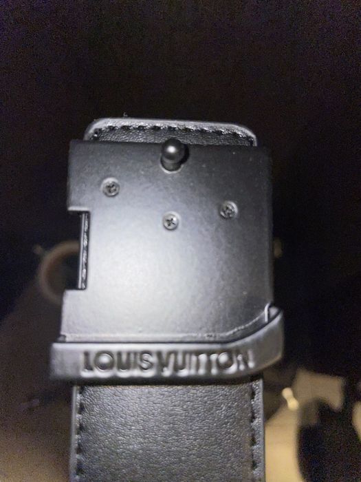 Curea Louis Vuitton neagra XL negru