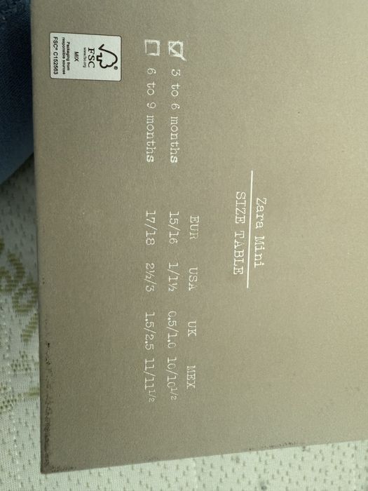 Малки бебешки обувки за момиче 3-6 месеца на Zara