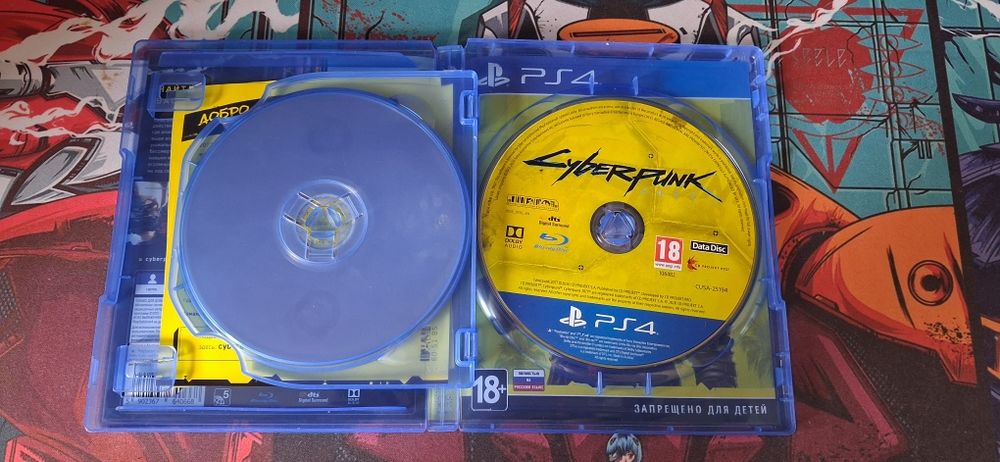 Продам диск для PlayStation 4 (Cyberpunk 2077)
