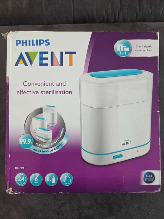 Стерилизатор Philips Avent с подарък шишета