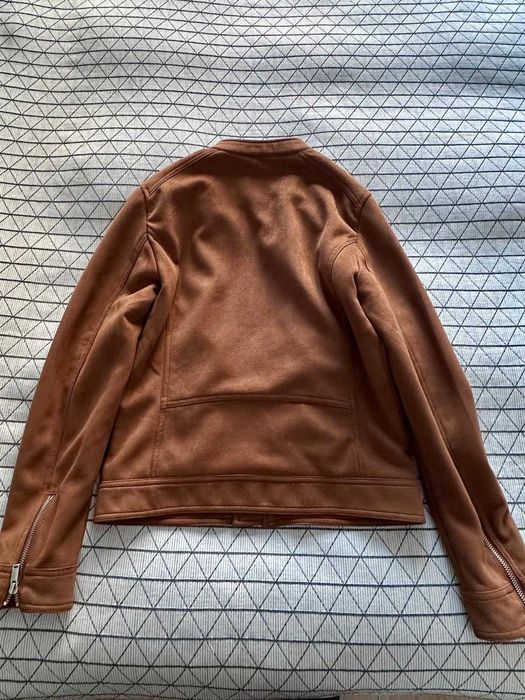 Geacă Bershka tip biker (piele ecologică)