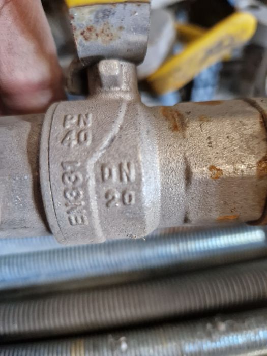 Кран газовый шаровый DN20 PN40