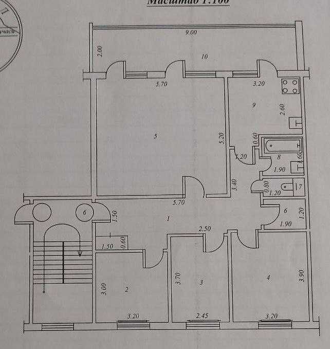 5-комнатная квартира в Мирабадском районе — рядом парк Фуркат