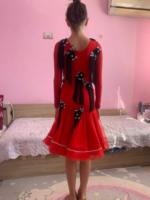 рокля за спортни танци-латина