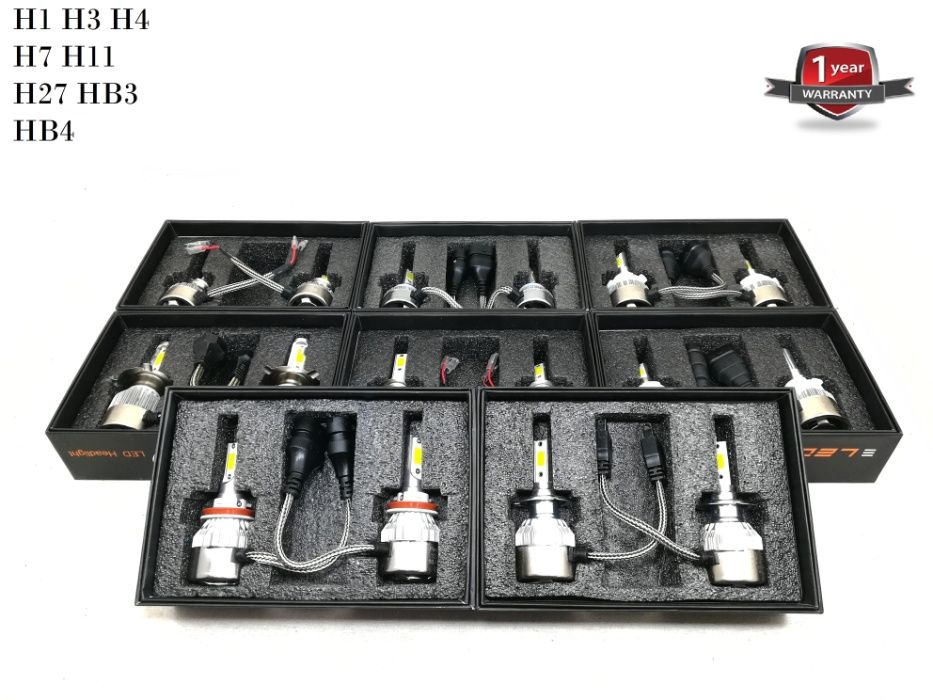 G9 Premium Becuri Led canbus auto, set H1 H3 H4 H7 H11 H27 HB3 HB4