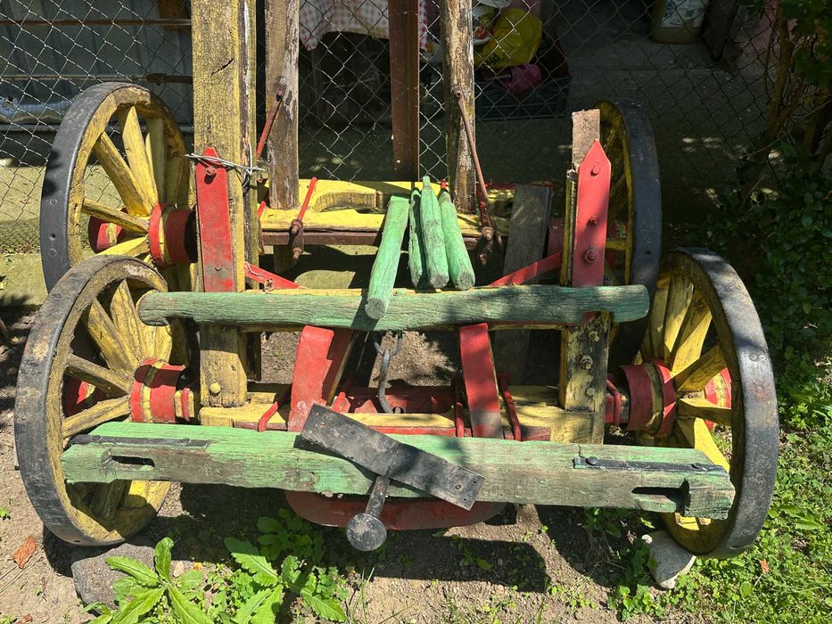 Каруца две оси  - за декорация