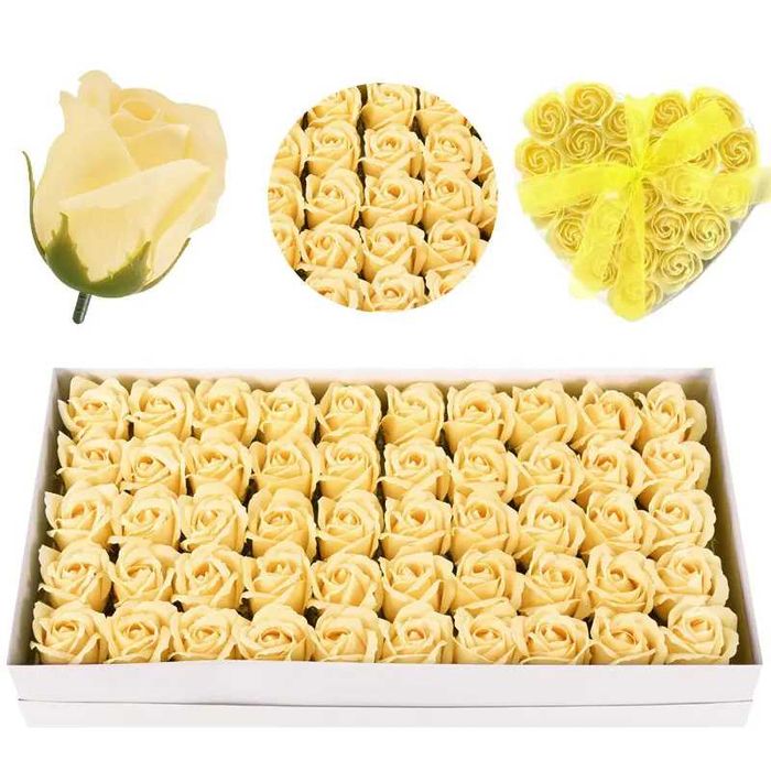 Рози и Карамфили от сапун 50броя-30лв