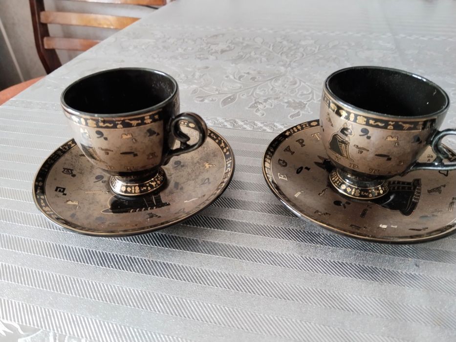 Кружки с тарелочками