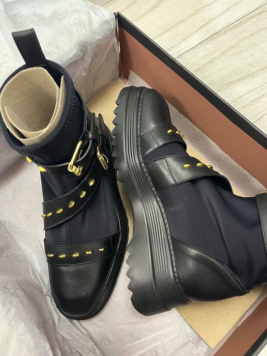 Ghete dama Musette, KEIRA A94, Piele naturală, negru