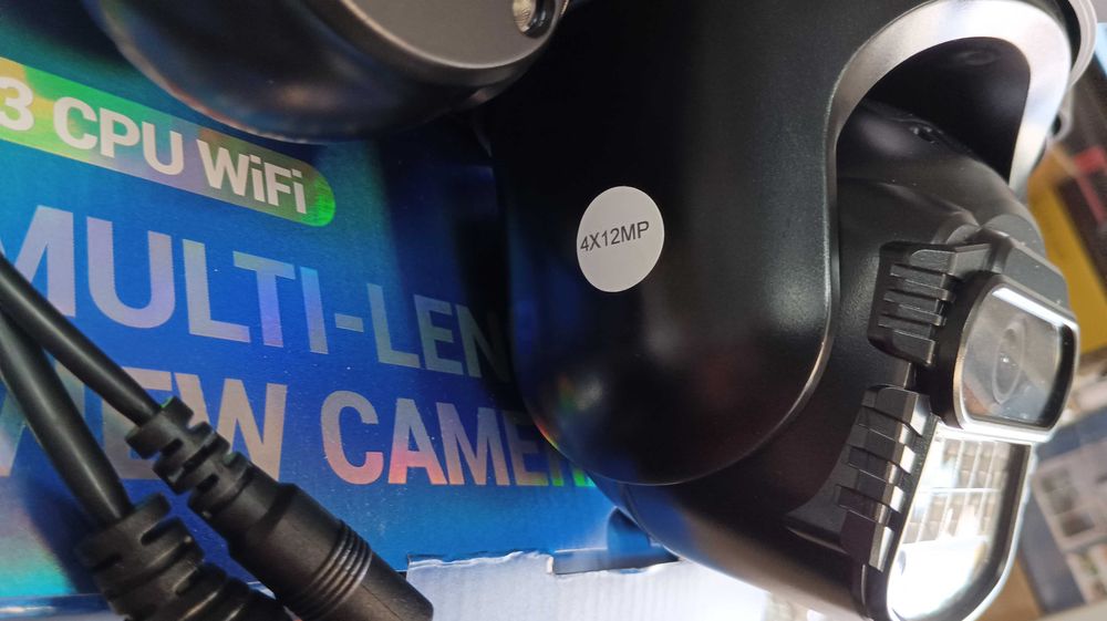 Тройна безжична IP камера с WiFi приложение iCSee 3 по 12MP.