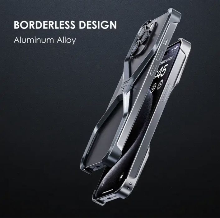 Алюминиевый чехол на IPhone 15 pro