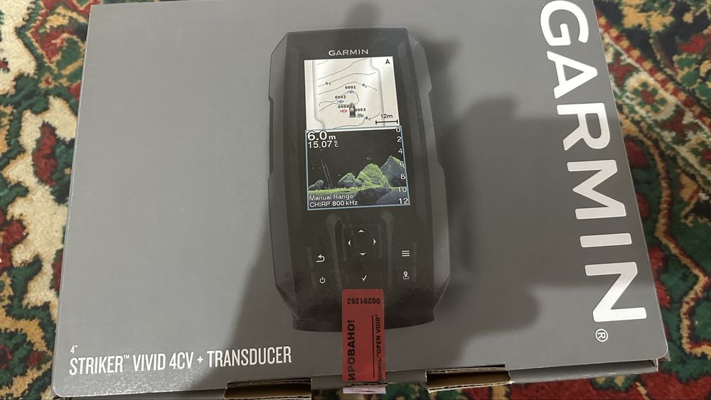 Эхолот гармин Garmin striker vivid4cv+transducer