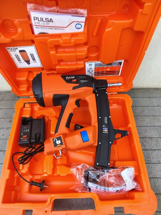 Pistol cuie beton spit pulsa 27p. Impecabil. An 2025