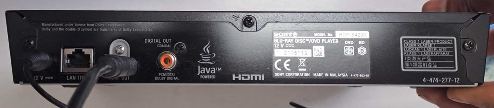 Sony BDP S 4200 BD player