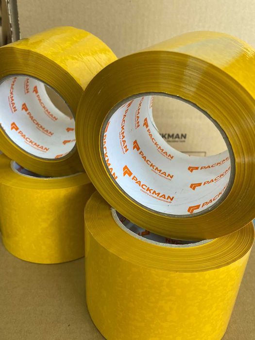 Скотч желтый Packman 80/150