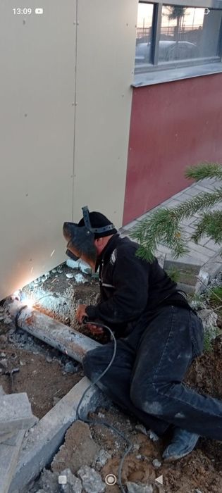 Услуги  Сварщик  на выезд. Газосварщик. Отопление. 24/7